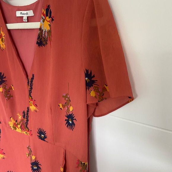 Madewell flower floawy dress - Picture 4 of 6